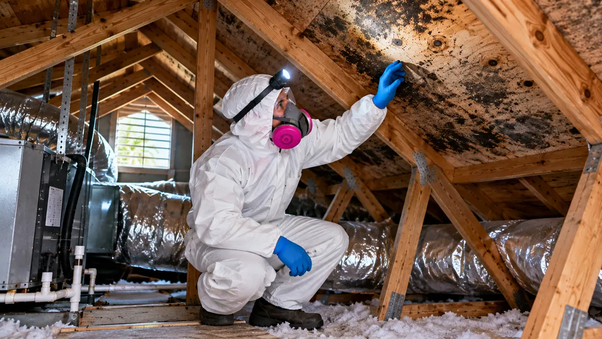 Attic Mold Removal in South Bay